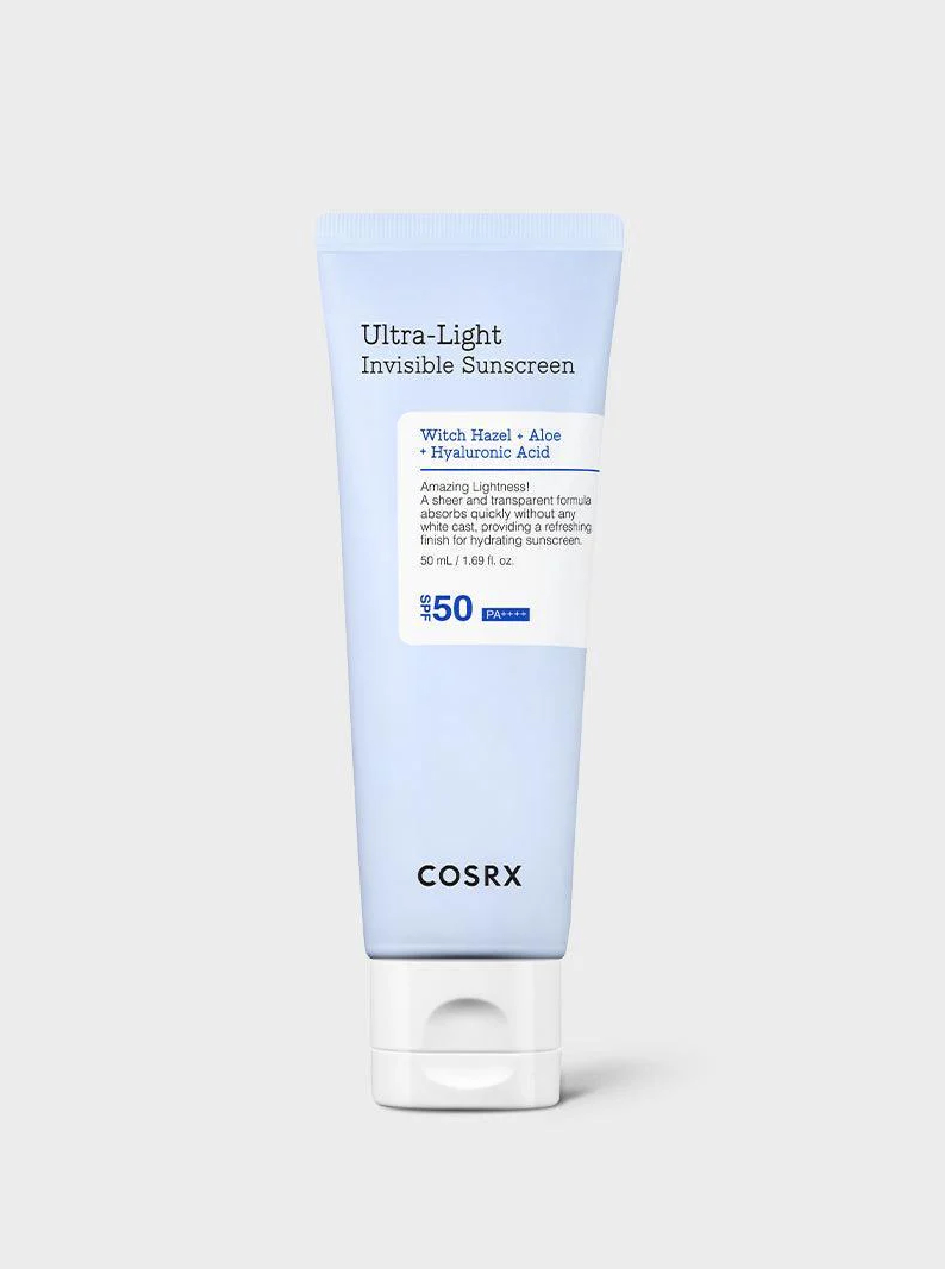 COSRX Ultra-Light Invisible Sunscreen SPF50 PA++++ 50ml